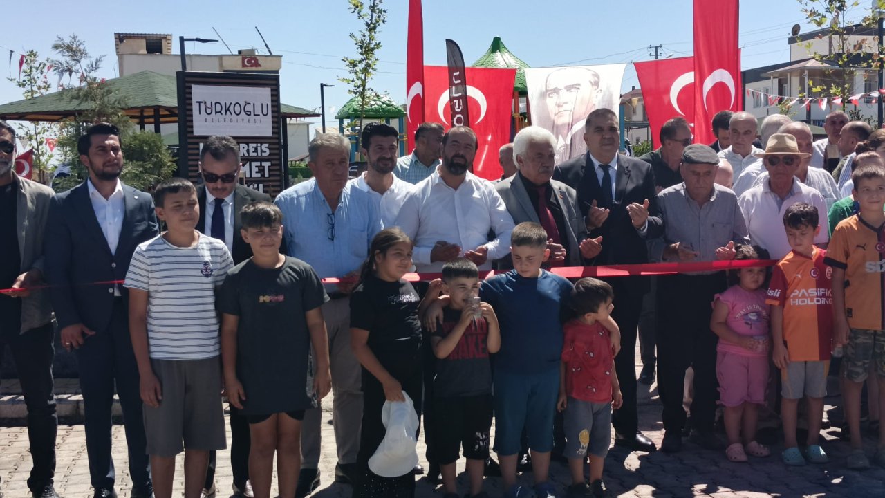 Türkoğlu’nda 7,5 Milyon TL’lik Park Hizmete Açıldı