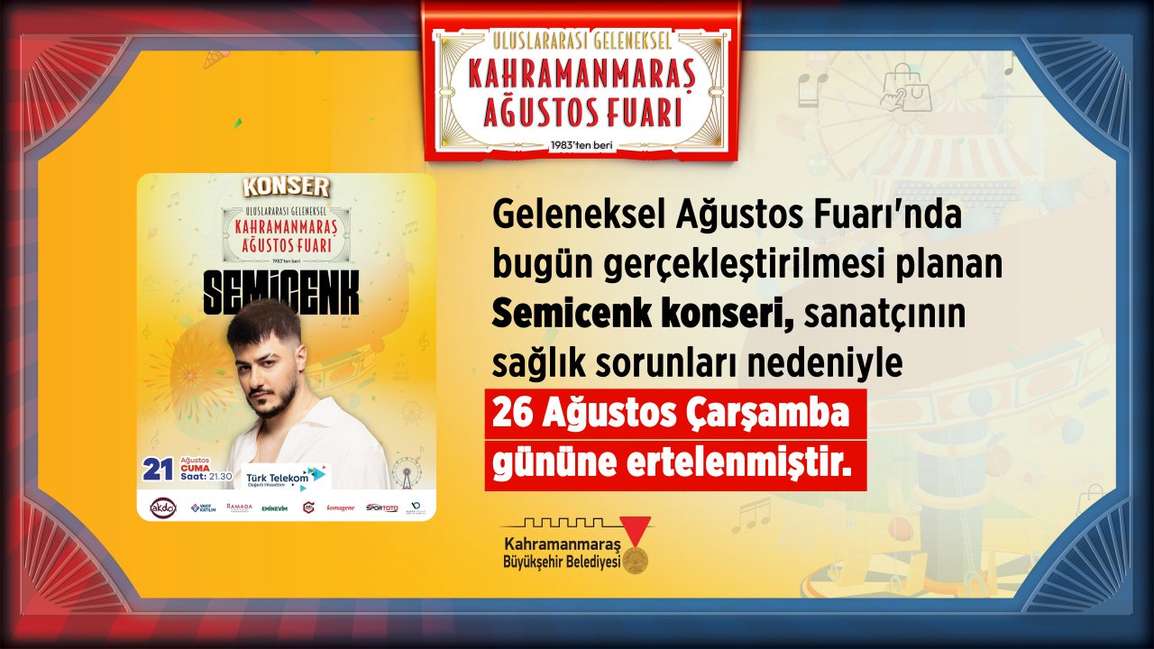 Semicenk Konseri Ertelendi! Yeni Tarih Belli Oldu