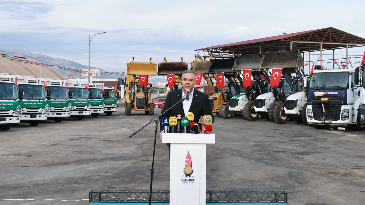 Onikişubat Belediyesi Filoyu Yeniledi 200 Milyon TL’lik Yatırımla 30 Araç Hizmete Girdi