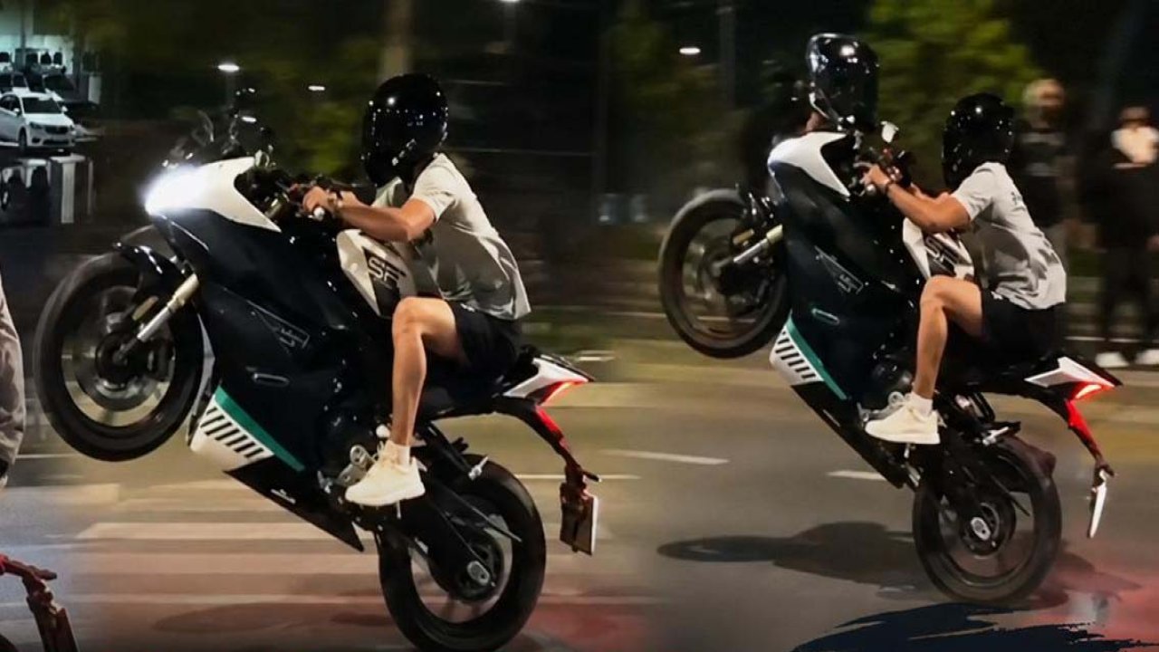 Kahramanmaraş’ta motosiklet sürücüsüne 16 bin lira ceza