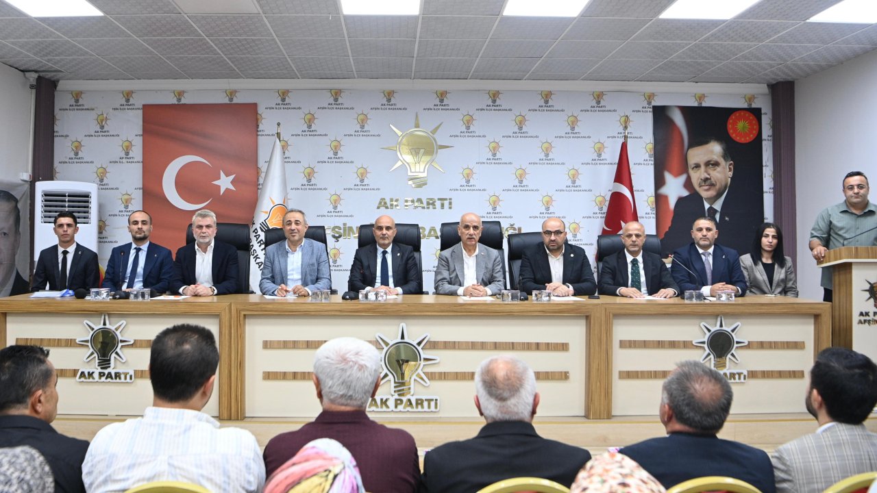 Başkan Görgel Afşin’de Hizmetlerimiz Gece Gündüz Sürüyor