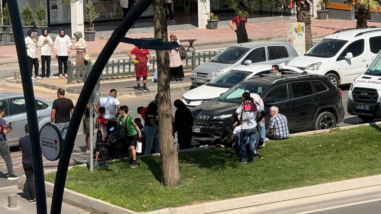 Kahramanmaraş’ta otomobil ile motosiklet çarpıştı 2 yaralı