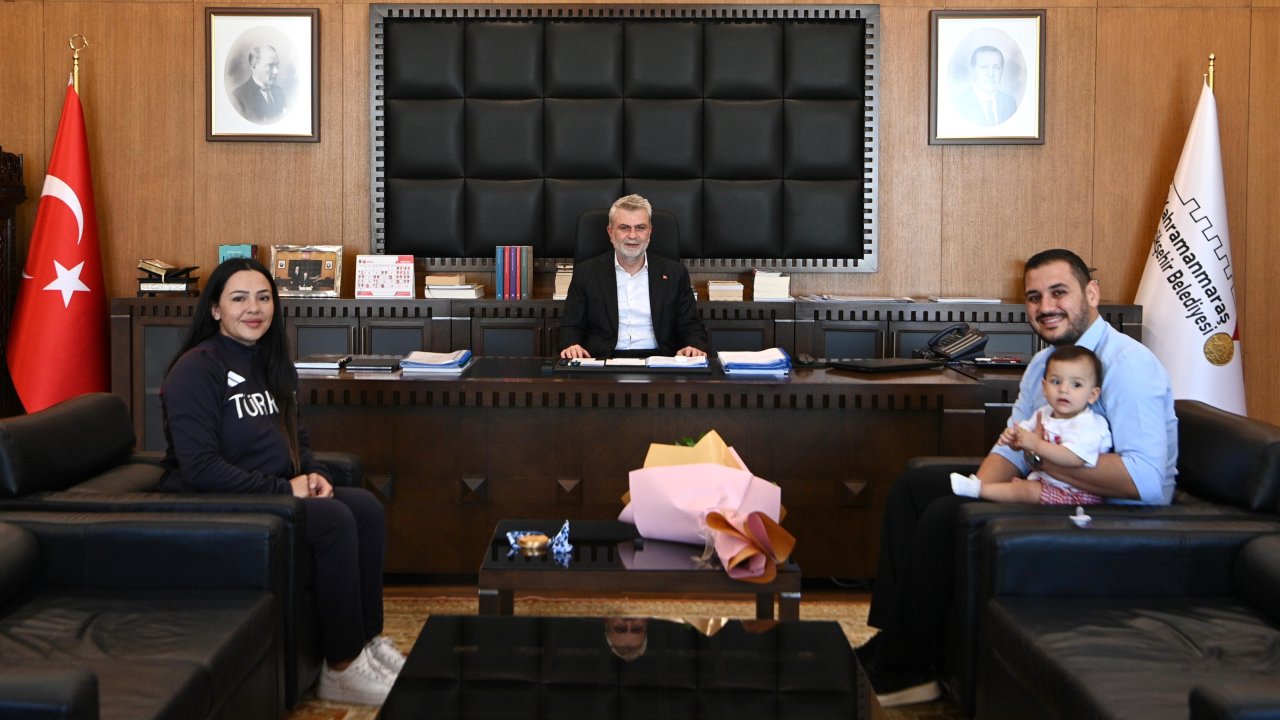 Başkan Görgel, Avrupa Şampiyonu Safiye Temizdemir’i Ağırladı