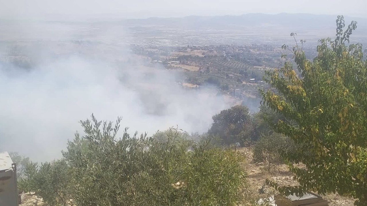 Kahramanmaraş’ta ziraat yangını korkuttu