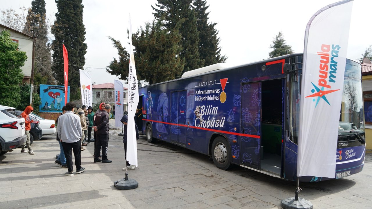 Kahramanmaraş’ta Bilim Otobüsü Yeniden Yollarda