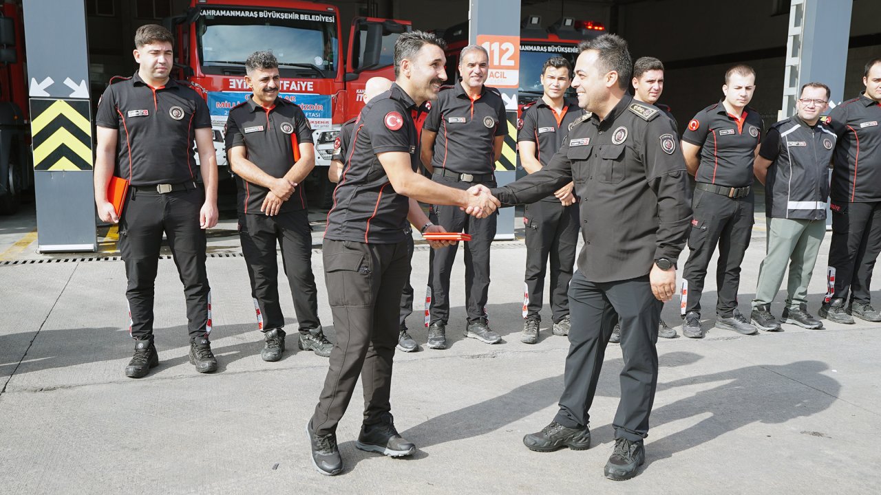 Kahramanmaraş’ta Kahraman İtfaiyecilerin Haftası Kutlandı