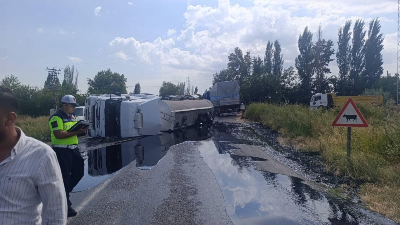 Kahramanmaraş’ta iki tır çarpıştı 2 yaralı