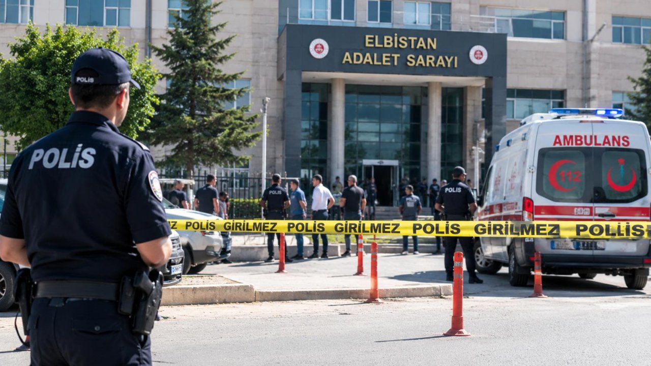 Adliye önünde silahlı kavga 3 yaralı