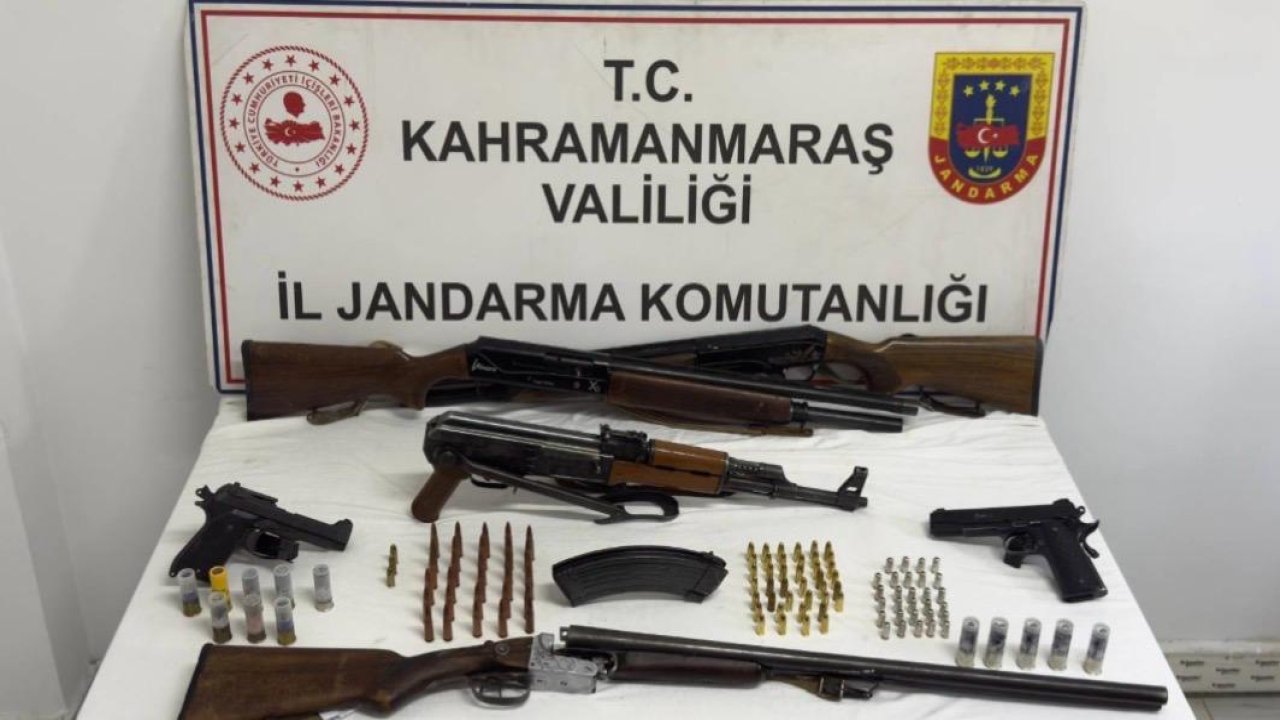 Kahramanmaraş’ta silah ve mühimmat ticareti operasyonu 7 şüpheli gözaltında