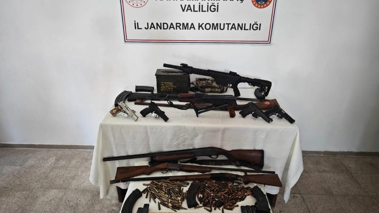 Kahramanmaraş ve Şanlıurfa’da silah ticareti operasyonu 3 tutuklama