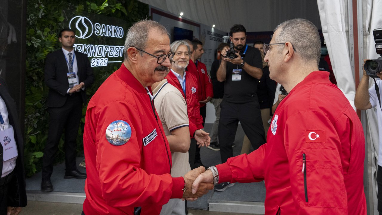 Selçuk Bayraktar ve Haluk Bayraktar’dan SANKO’ya TEKNOFEST ziyareti