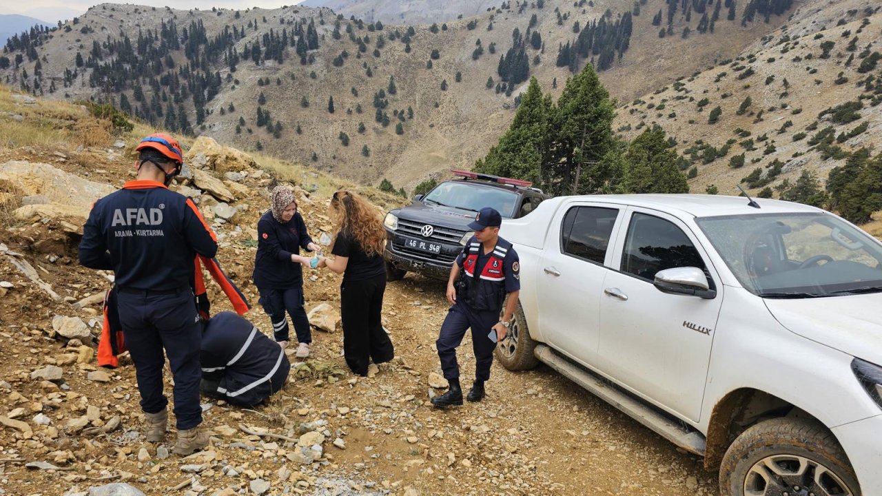 Kahramanmaraş’ta Dağlık Arazide Fenalaştı AFAD Yetişti