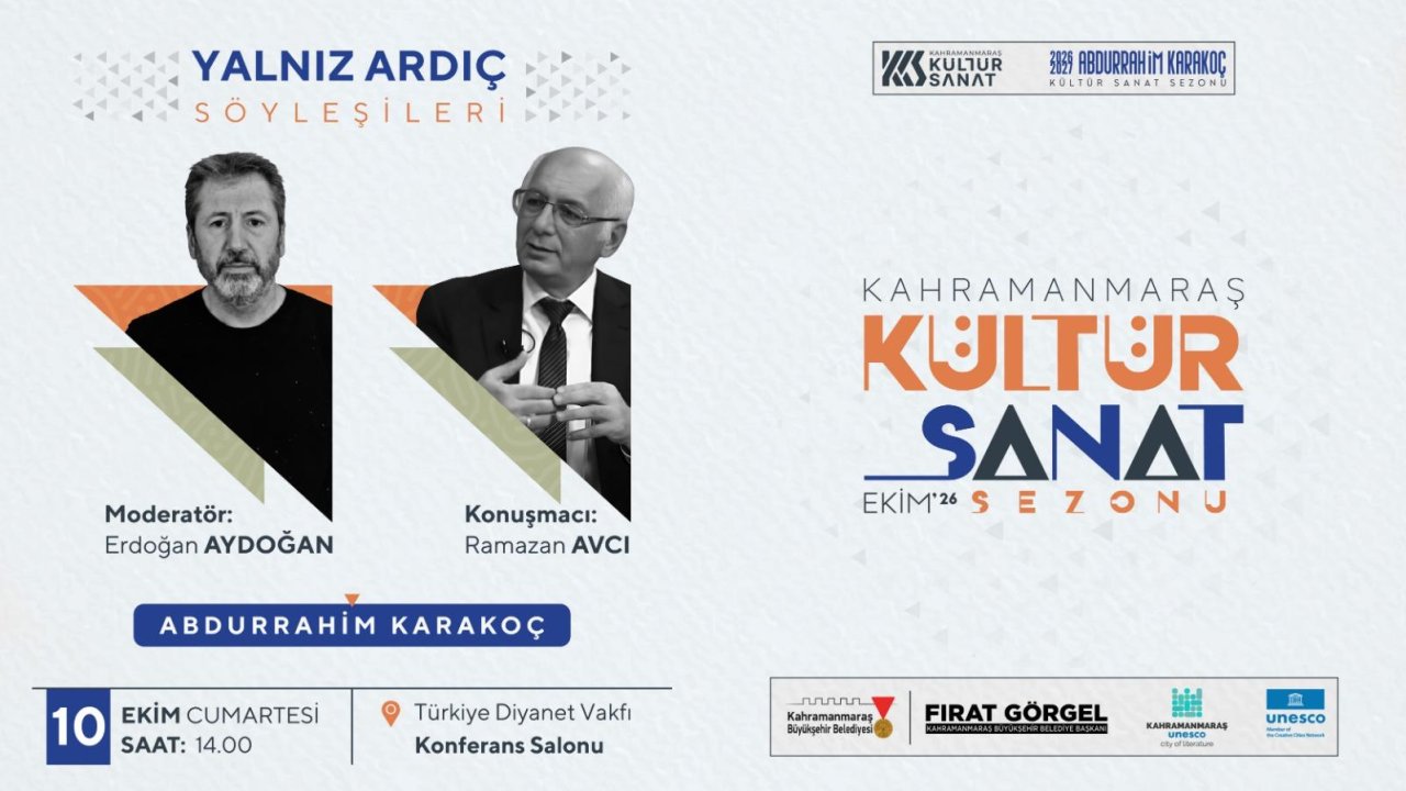 Edebiyatın Başkenti Kahramanmaraş’ta Karakoç Söyleşisi
