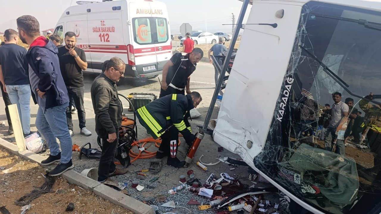 Kahramanmaraş’ta Feci Kaza 1 Ölü, 7 Yaralı