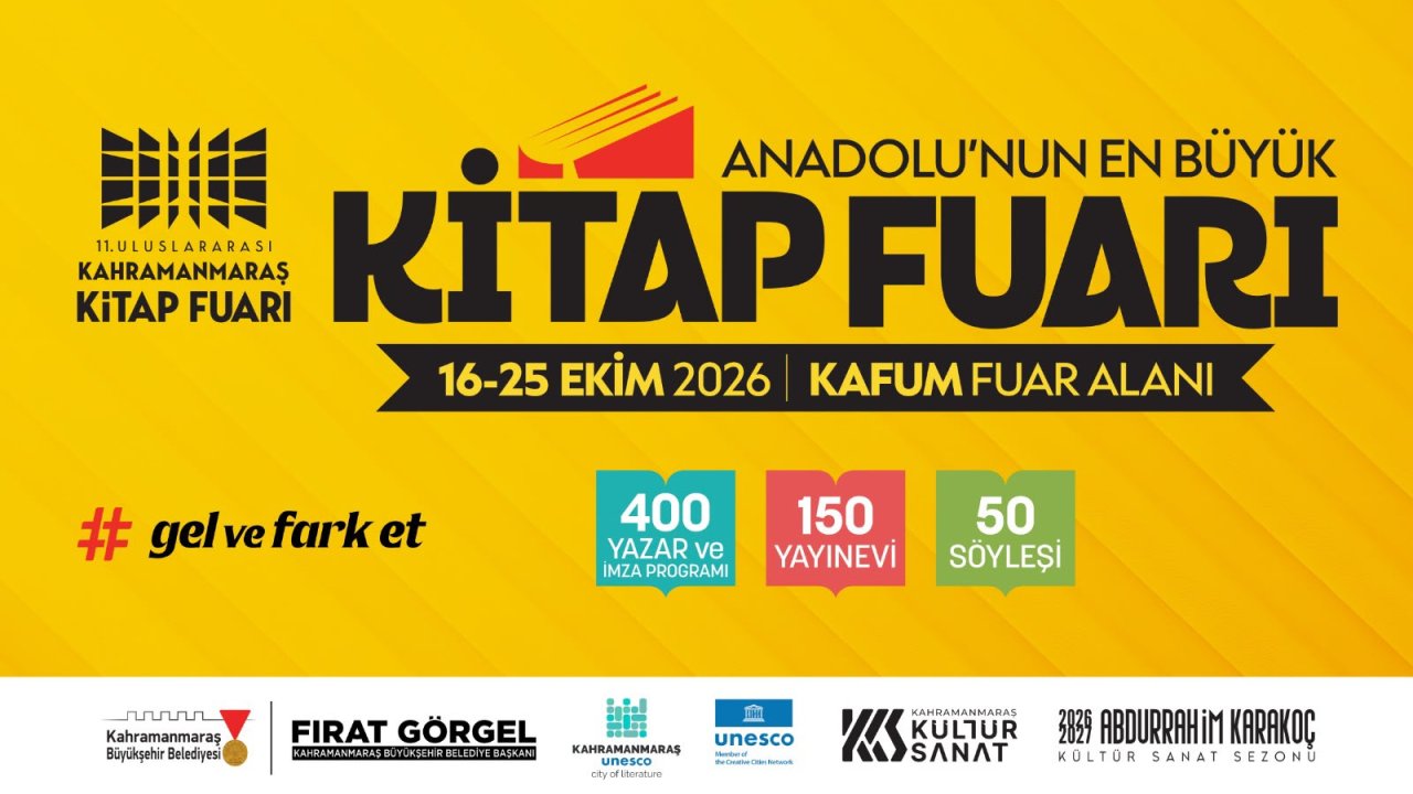 Kahramanmaraş'ta 400 Yazar Okurlarla Buluşacak