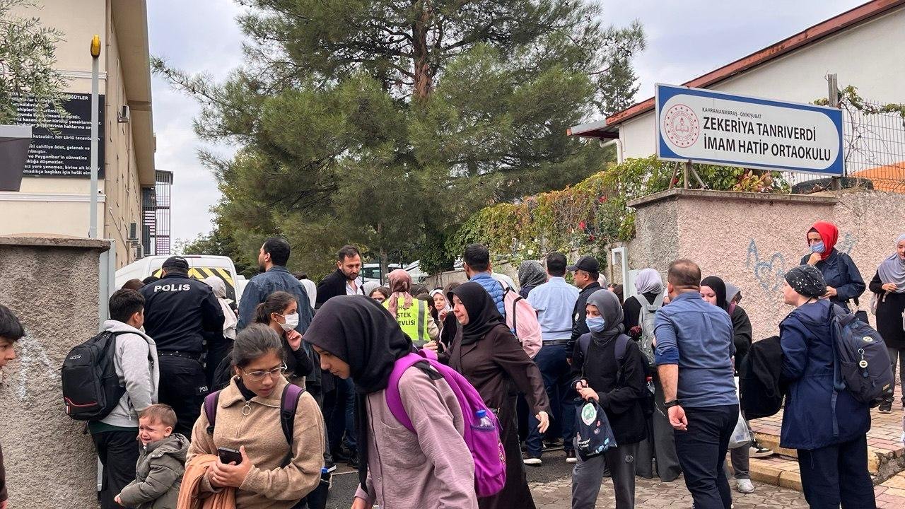 Kahramanmaraş’ta okulda koku paniği: 20 öğrenci hastaneye kaldırıldı