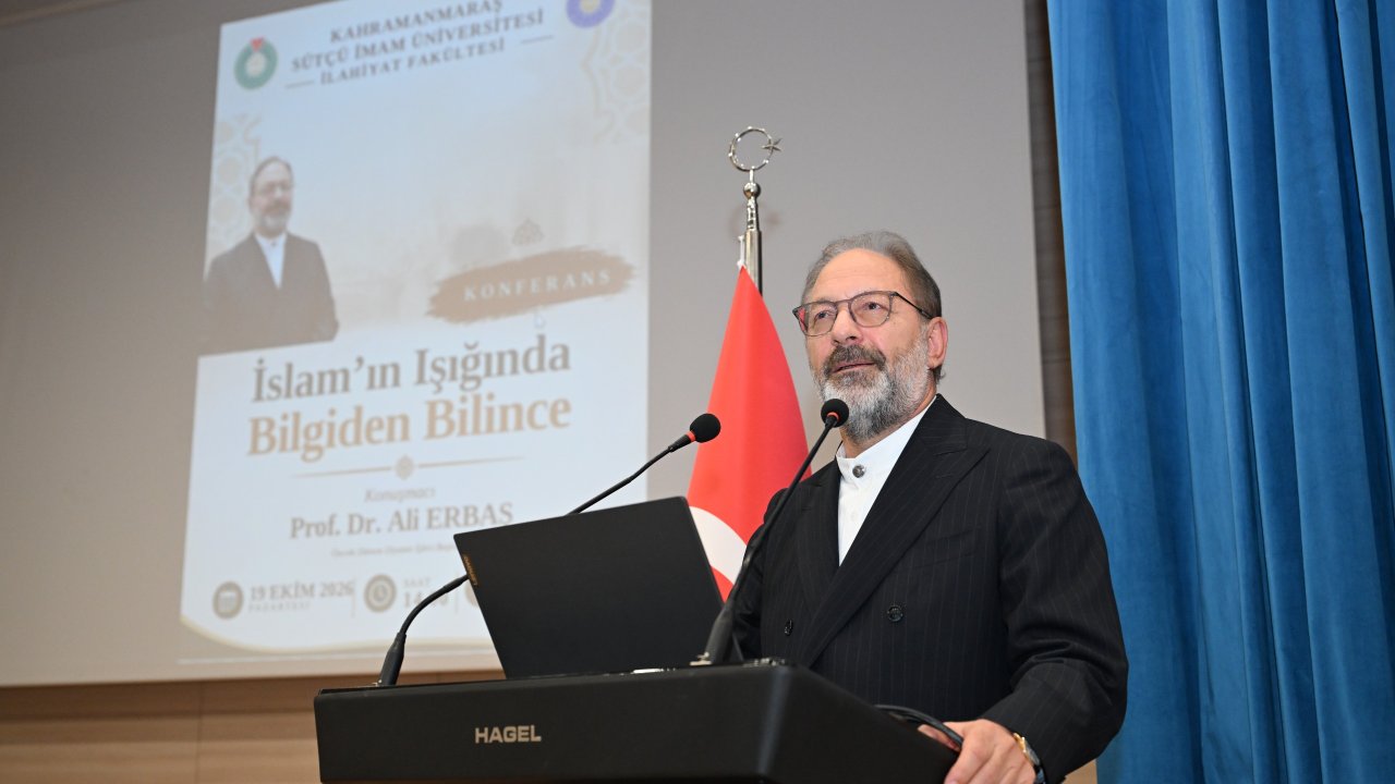 Ali Erbaş KSÜ’de İlim ve Bilinç Üzerine Konuştu