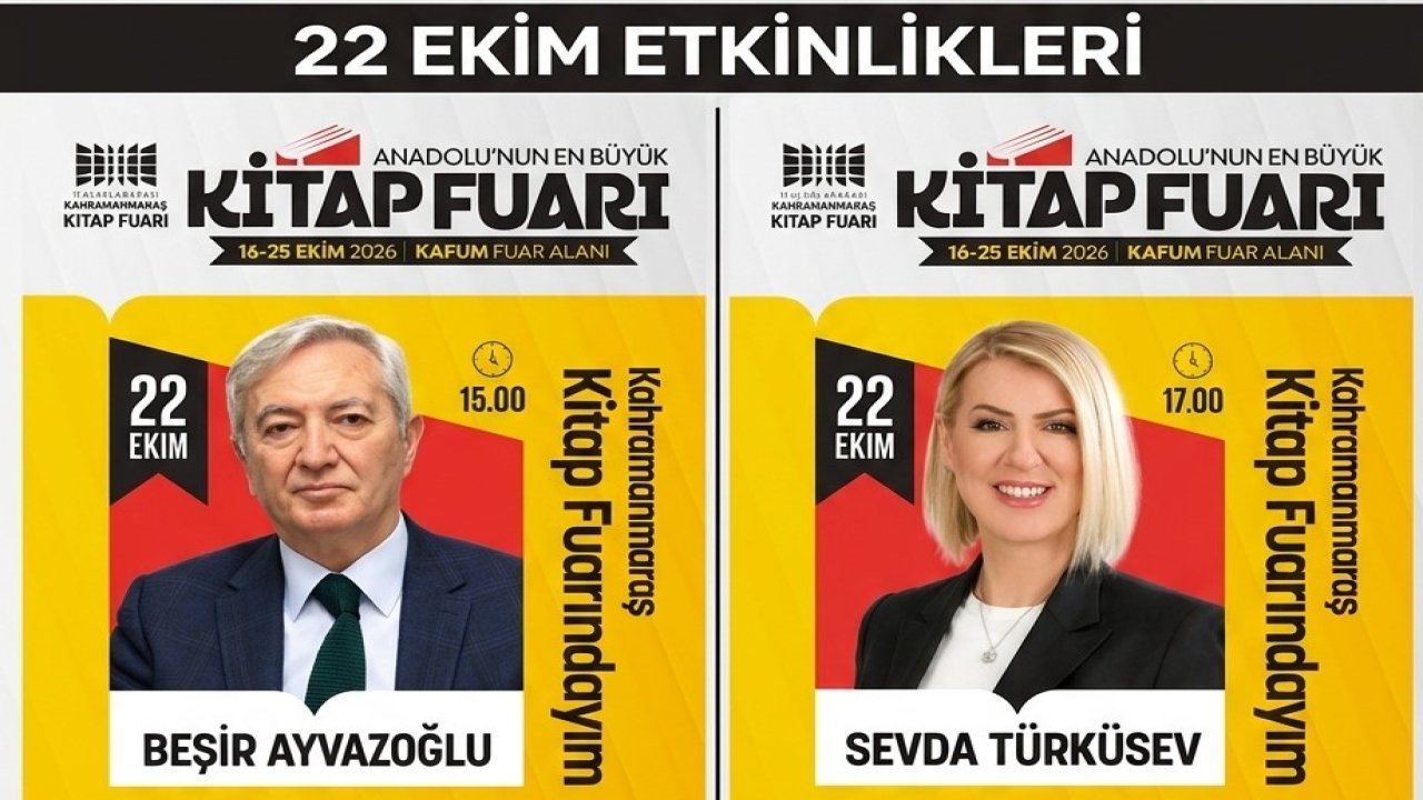 Kitap Fuarı’nda Beşir Ayvazoğlu ve Sevda Türküsev Rüzgârı