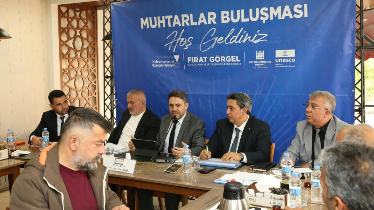 Elbistan’da Muhtarların Talepleri Büyükşehir’e İletildi