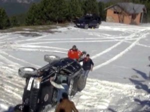 Off-Road gezisi kazayla bitti