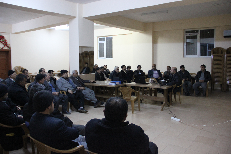 ELMALAR KÖYÜ ÇİFÇİLERİNE EĞİTİM DÜZENLENDİ