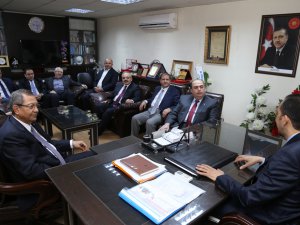 KMTSO Yönetiminden Ak Parti İl Başkanı Ahmet Özdemir’e ziyaret