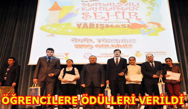 ÖĞRENCİLERE ÖDÜLLERİ VERİLDİ