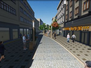 Dedezade caddesinde değişim başladı