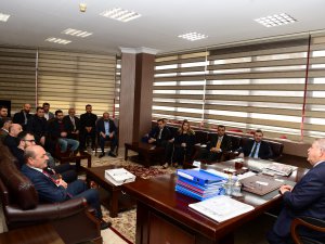 Başkan Mahçiçek: Görgel ve ekibini konuk etti