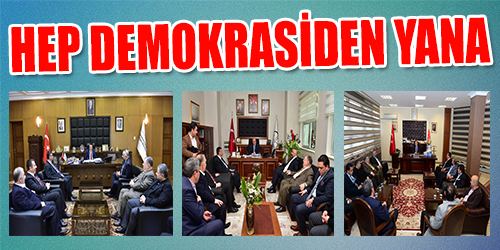 Hep demokrasiden yana !