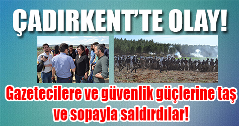 Çadırkent karıştı!