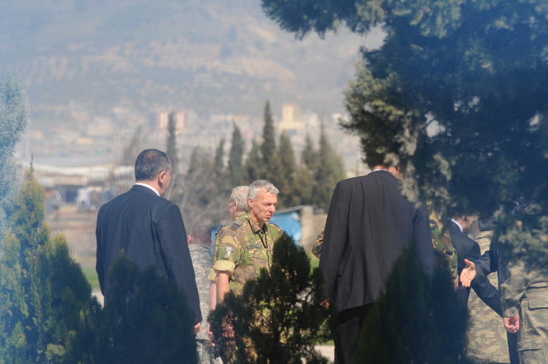 NATO HEYETİ GAZİ KIŞLASINDA İNCELEME YAPTI