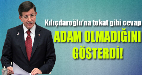 Kılıçdaroğlu'na sert cevap! Adam değildir!