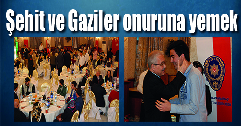 Şehit ve Gaziler Onuruna yemek
