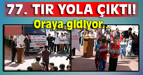77. Tır yola çıktı! Oraya gidiyor!