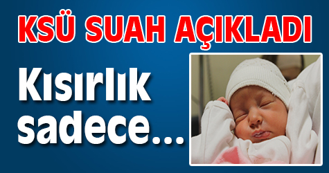KSÜ SUAH açıkladı! Kısırlık sadece...