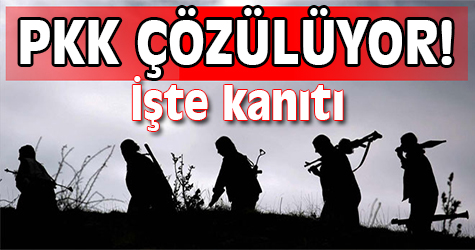 Pkk çözülüyor
