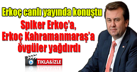 TGRT spikerinden Başkan Erkoç'a iltifat