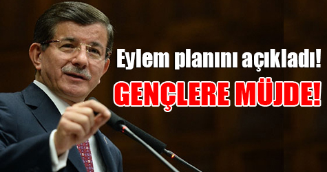 Davutoğlu'ndan gençlere müjde!