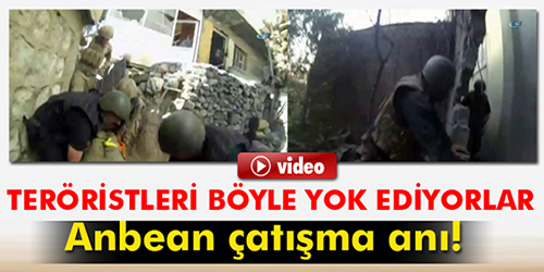 Şırnak’ta teröristlerle çatışma anı kameraya yansıdı