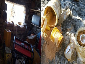 PKK'nın fabrikası yerle bir edildi