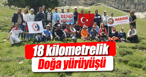 18 kilometrelik doğa yürüyüşü