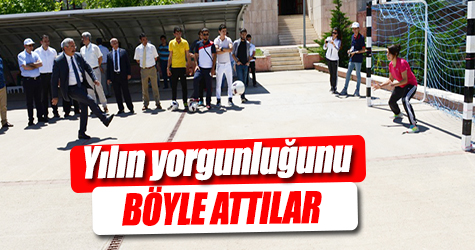 Yılın yorgunluğunu böyle attılar
