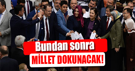 Teröre destek veren MİLLETvekillerine, MİLLET dokunacak!