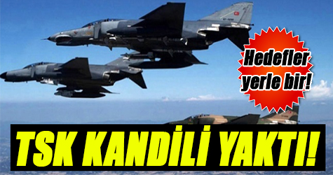 TSK Kandili yaktı! Hedefler yerle bir edildi
