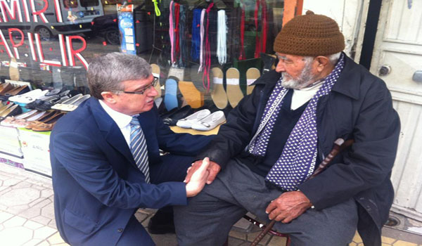 GÜVENÇ'TEN YAŞLILARA ZİYARET