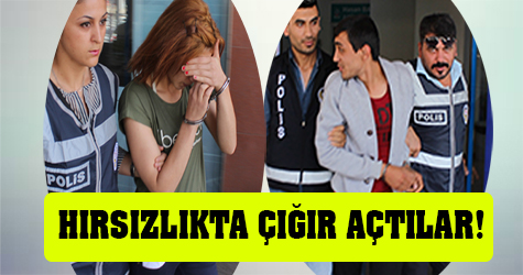 Hırsızlıkta çığır açtılar!