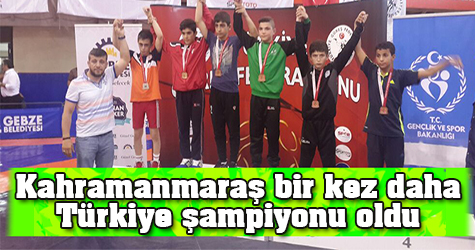 Kahramanmaraş Türkiye şampiyonu