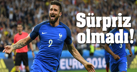 Fransa-Romanya maçında sürpriz yaşanmadı