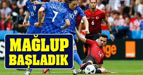 Mağlup başladık...